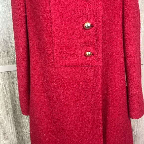 Vintage 30's Lord + Taylor/Saks Fifth Avenue wool maxi coat women's 14-16 - Picture 3 of 16